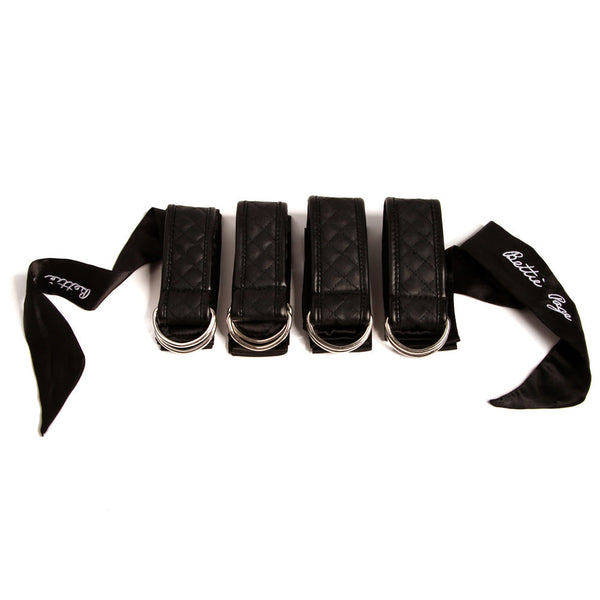 Bettie Page Sweet on Satin Restraints Set