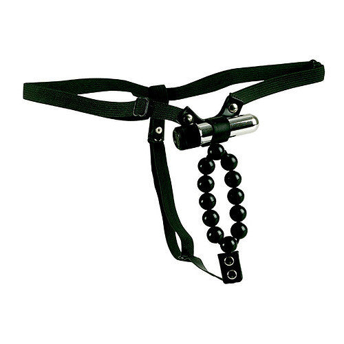 Lover Thong with Vibrating Stroker Beads