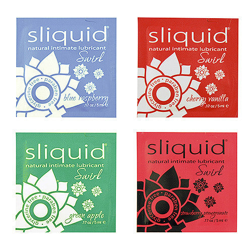Sliquid Naturals Swirl Pillow Lubricants