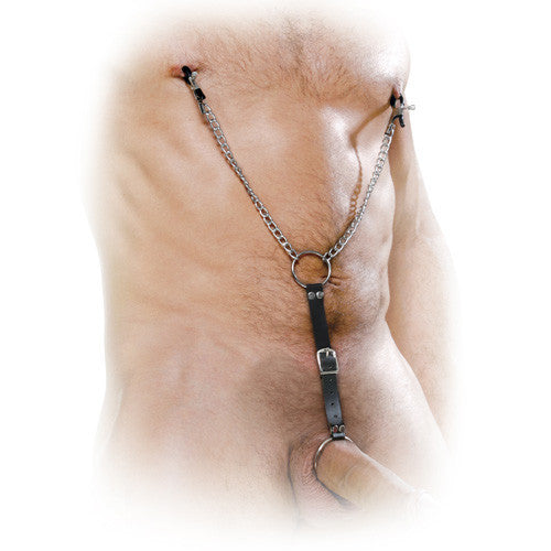 Fetish Fantasy Nipple Clamps and Cockring Set