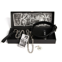 Bettie Page Collar Me Collar and Lead Set
