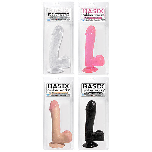 BASIX 7.5 inch Suction Cup Dong