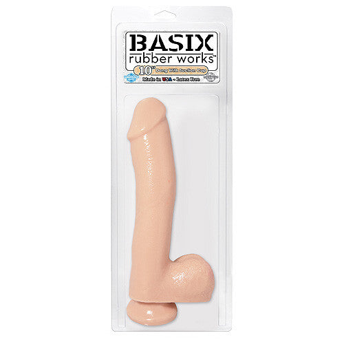 BASIX 10 inch Suction Cup Dong