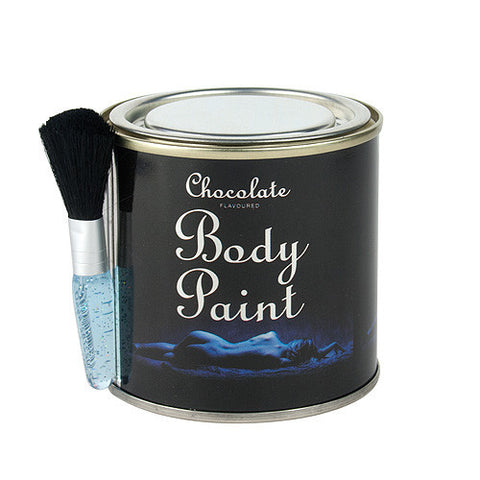 Chocolate Body Paint Tin and Brush