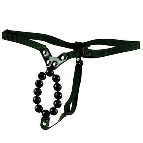 Lover Thong with Stroker Beads