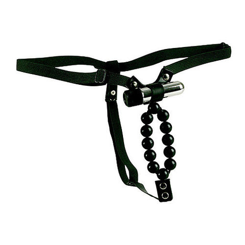 Lover Thong with Vibrating Stroker Beads