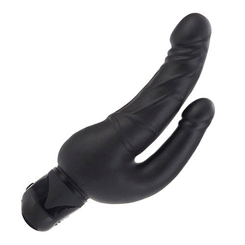 Power Stud Waterproof Double Penetrator Dong Black
