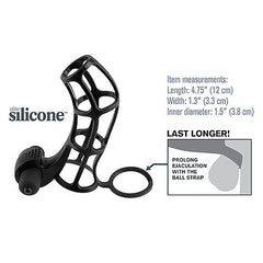 FX Deluxe Silicone Power Cage - Black