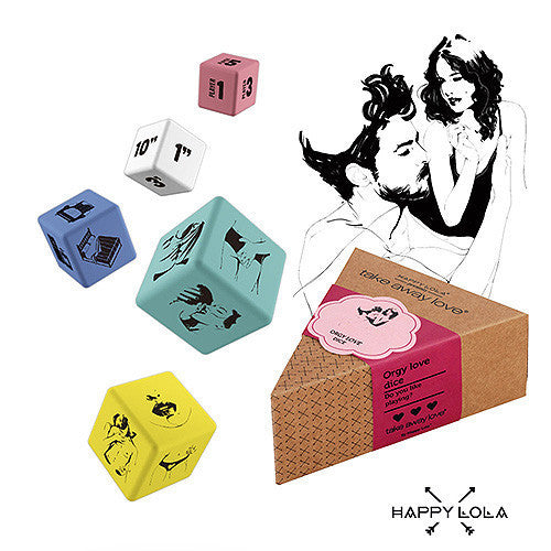 Happy Lola Orgy Love Dice