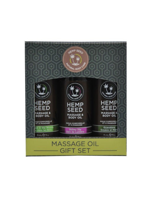 Earthly Body Massage Oil Gift Set Box